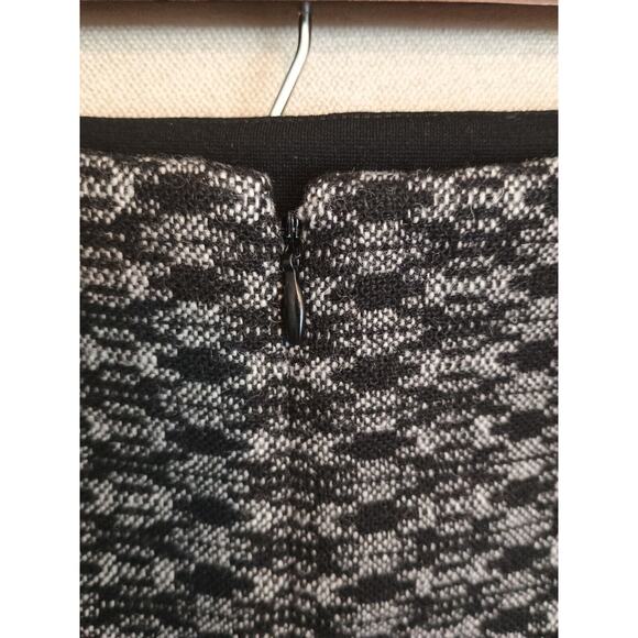 Theory Skirt Womens 4 Black Gray Lined Pencil Career Office Minimalist Corpcore - Picture 4 of 6